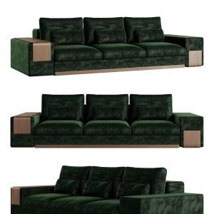 Mies 3 Seat Sofa By Alma De Luce