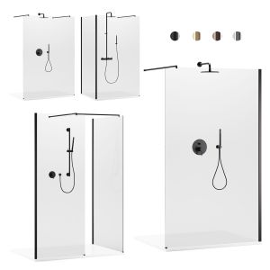 Arblu Walk-in Separet 6 Showers + Paffoni