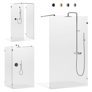 Arblu Walk-in Separet Elite Showers + Paffoni