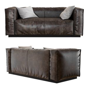 Blu Dot Cleon 74 Leather Sofa