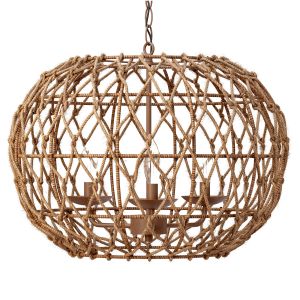 Torus 3 Light Pendant With Tan Finish Kenroy