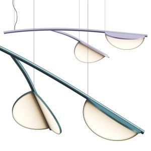 Flos Almendra Organic S2 Y Linear Pendant Lamp