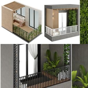 Balcony furniture collection