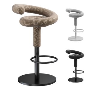 Elegant Contemporary Sweep Bar Stool