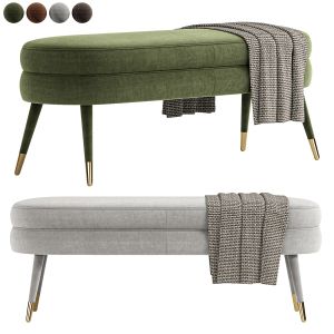 Betty Velvet Bench By Burkedecor