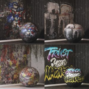 Graffiti Collection - Seamless 4k Texture