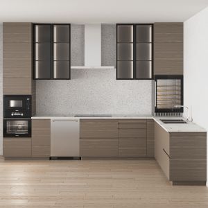 Modern Kitchen Voxtorp Glassed