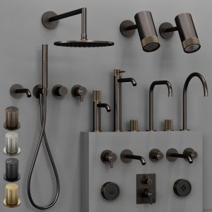 Ritmonio Diametro35 Impronte Bathroom Faucet Set 1