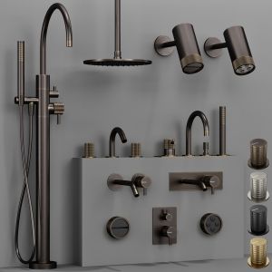 Ritmonio Diametro35 Impronte Bathroom Faucet Set 2