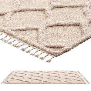 Nuloom Raised Ogee Trellis Nursery Area Rug