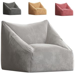 Cooper Velvet Bean Bag Chair