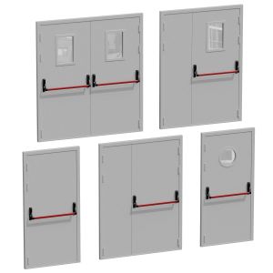 Collection Of Fire Doors. 5 Models