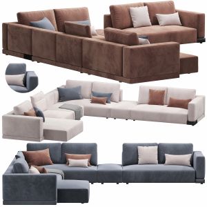 Zenit Wall Sofa By Stels