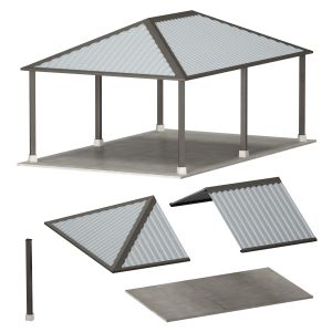 Metal Canopy Gazebo Roof