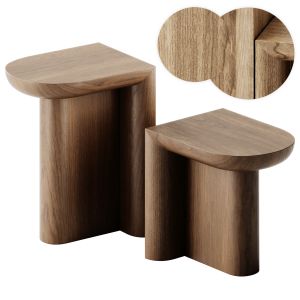 Re-form Side Table Set By Alain Gilles