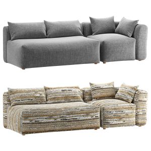 Woven Marija Kori Modular Sectional Armless Sofa