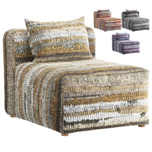 Woven Marija Kori Modular Sectional Armless Chair