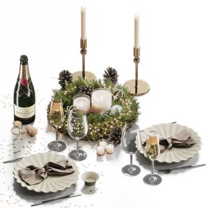 Christmas Table Setting 3