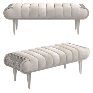 Michael Amini Roxbury Park Channel Tufted Bench