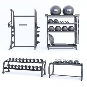 Gym Gallery 3d Model