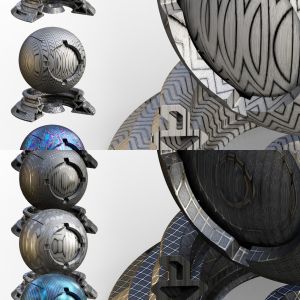 7 Damascus PBR Collection | 7 PBR Materials