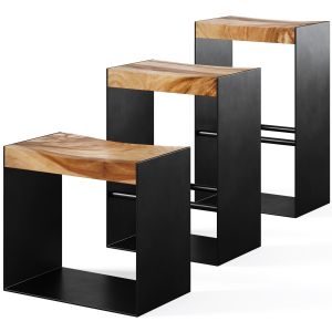 Iron Frame Stool By Phillips Collection