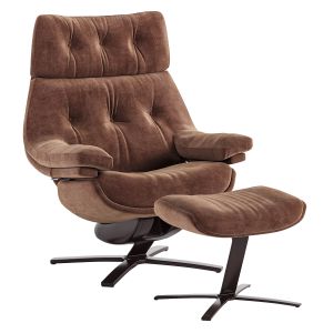 Re Vive Club King Armchair By Natuzzi