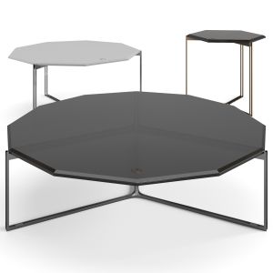 Luxence Luxury Living Gemmy Coffee Tables Set