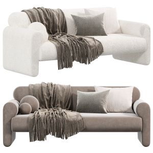 Gala Reverse Roll Arm Sofa By Crateandbarrel