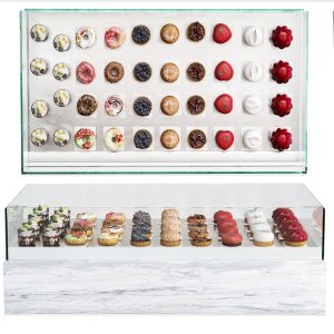 Display Case With Desserts. Pastry, Cake