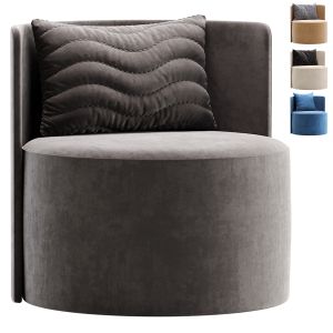 Armchair Reynaux Curve Gray 1