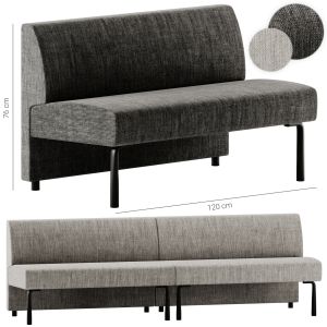 Et Al Ambit 1060 Fabric Bench Seating Sofa