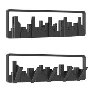 Umbra Skyline Multi-hook Wall-mount Coat Rack