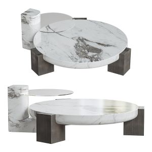 Italian Minimalist Marble Coffee Table