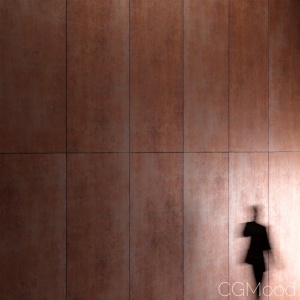 Corten steel panels