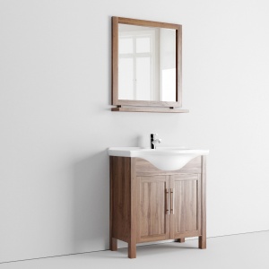 Tavistock Lava Walnut 700 Freestanding Vanity Unit