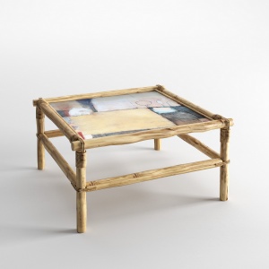 Bamboo coffee table