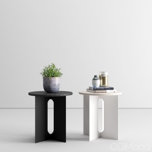 Androgyne side table by Menu