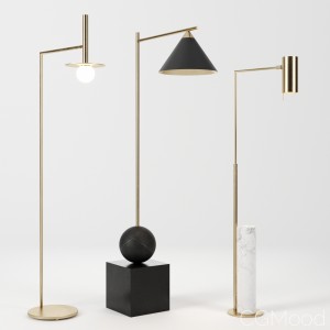 Floor Lamps Set By Circa Lighting & Kelly Wearstle