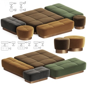 Jacques Pouf Set 