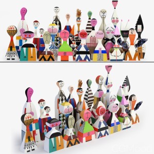 Vitra Wooden Dolls Full Set