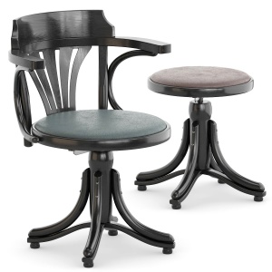 Revolving Armchair Kontor 523_stool Piano