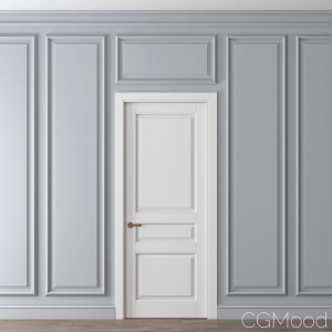 Classic Door And Wall Moulding 2