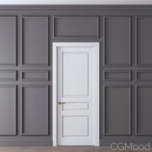 Classic Door And Wall Moulding 3