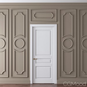 Classic Door And Wall Moulding 10