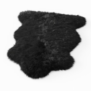 Forsyth New Zealand Sheepskin Fur Black