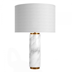 Pillar Table Lamp Marble