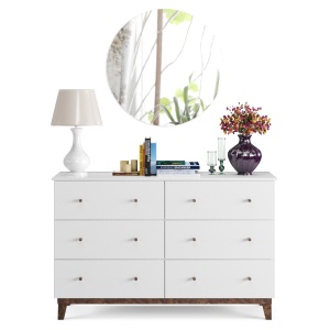 Modern White Dresser