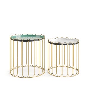 Side Table Cha Cha Cha Kare Design (2/set)