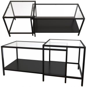 Ikea Vittsjo A Set Of Side, Serving, Coffee, Table